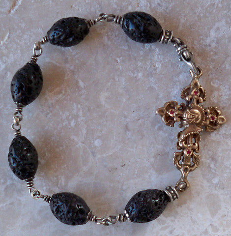 bronze bracelet gothic style