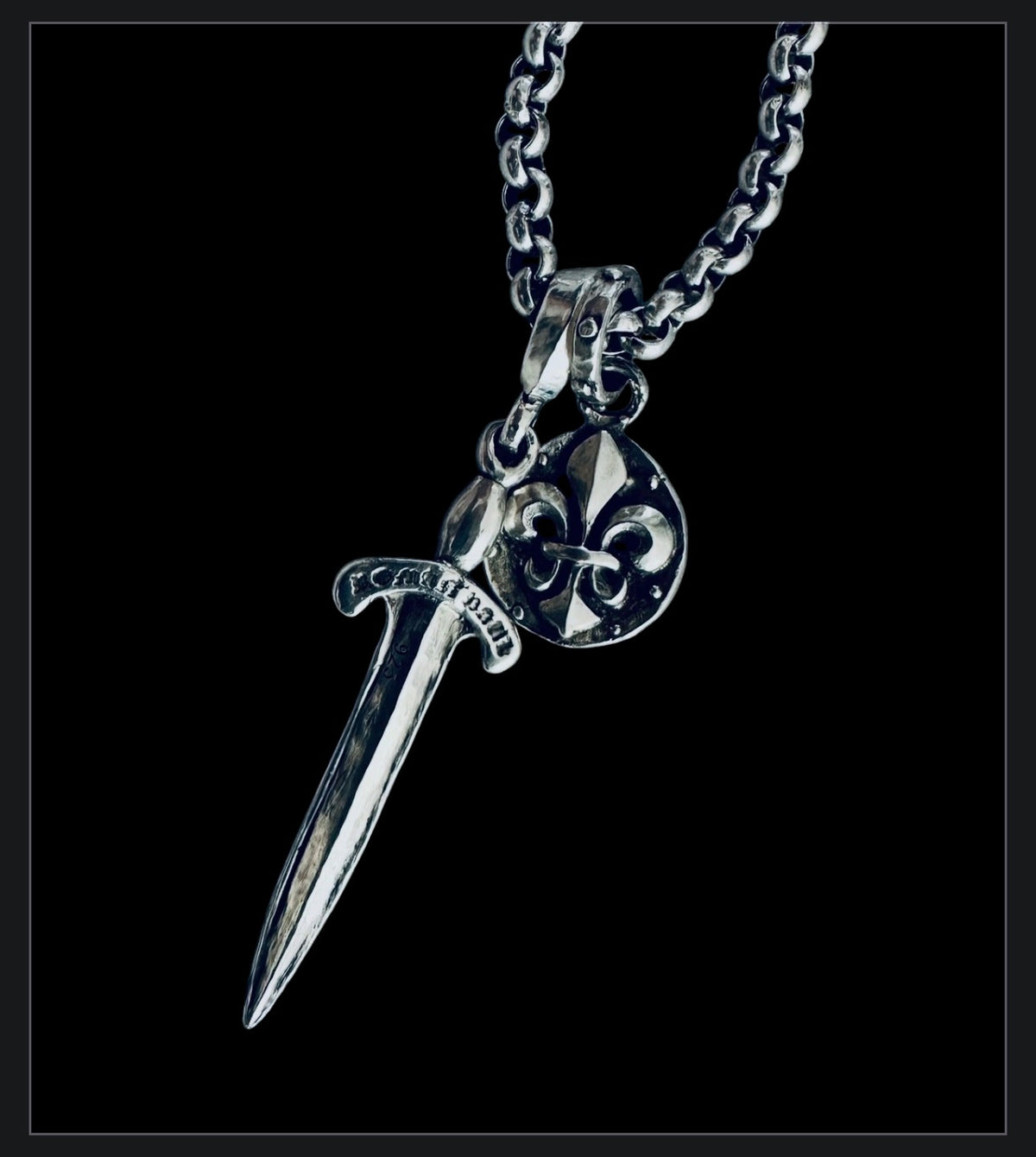 Necklace - Knight & Sword