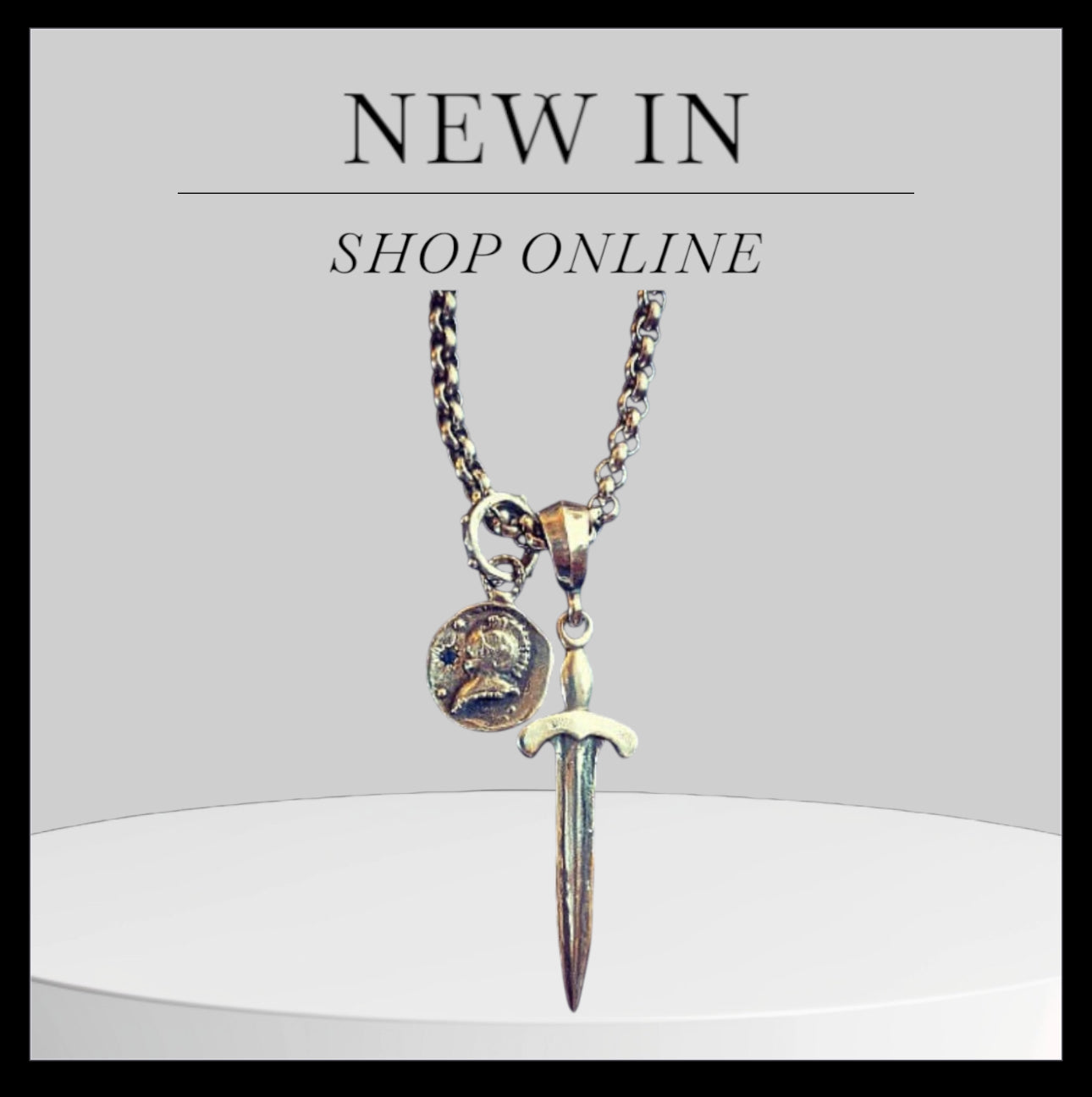 Necklace - Knight & Sword