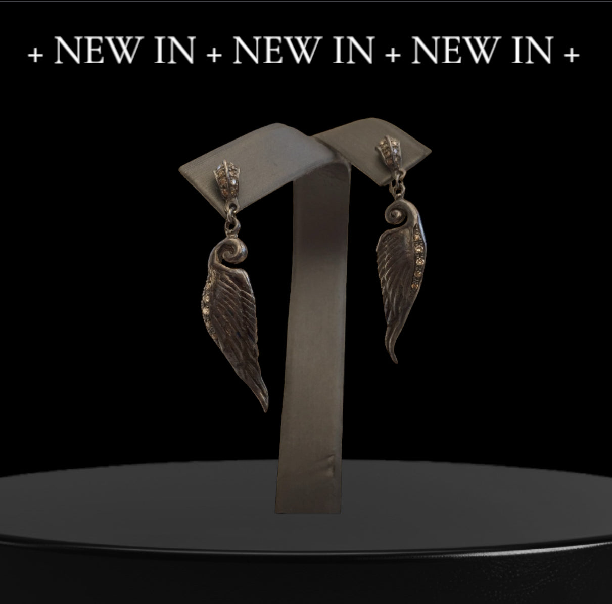 Sterling Silver Diamond wings