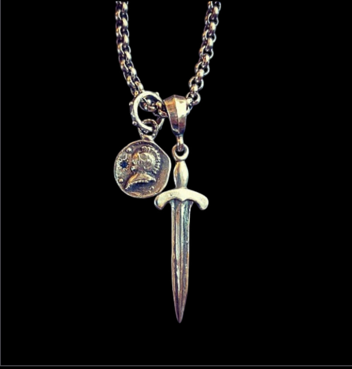 Necklace - Knight & Sword