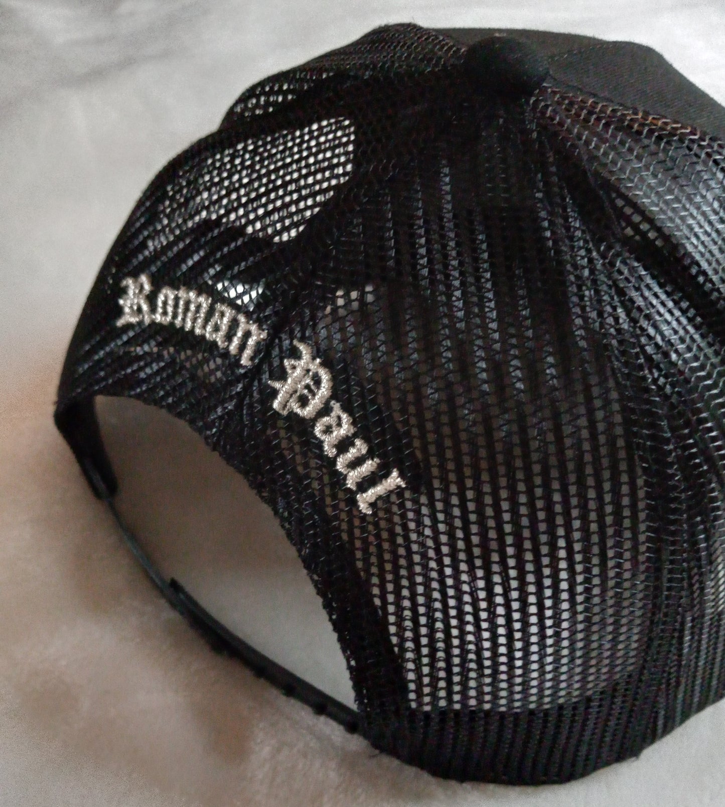 Baseball Cap with Guitar Pick & Skull