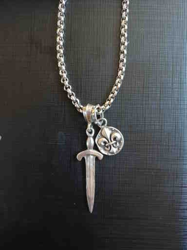 Necklace - Knight & Sword