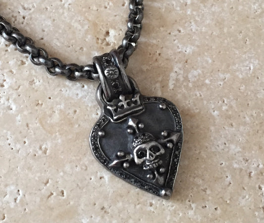 Necklace - Diamond Guitar Pick by Roman Paul