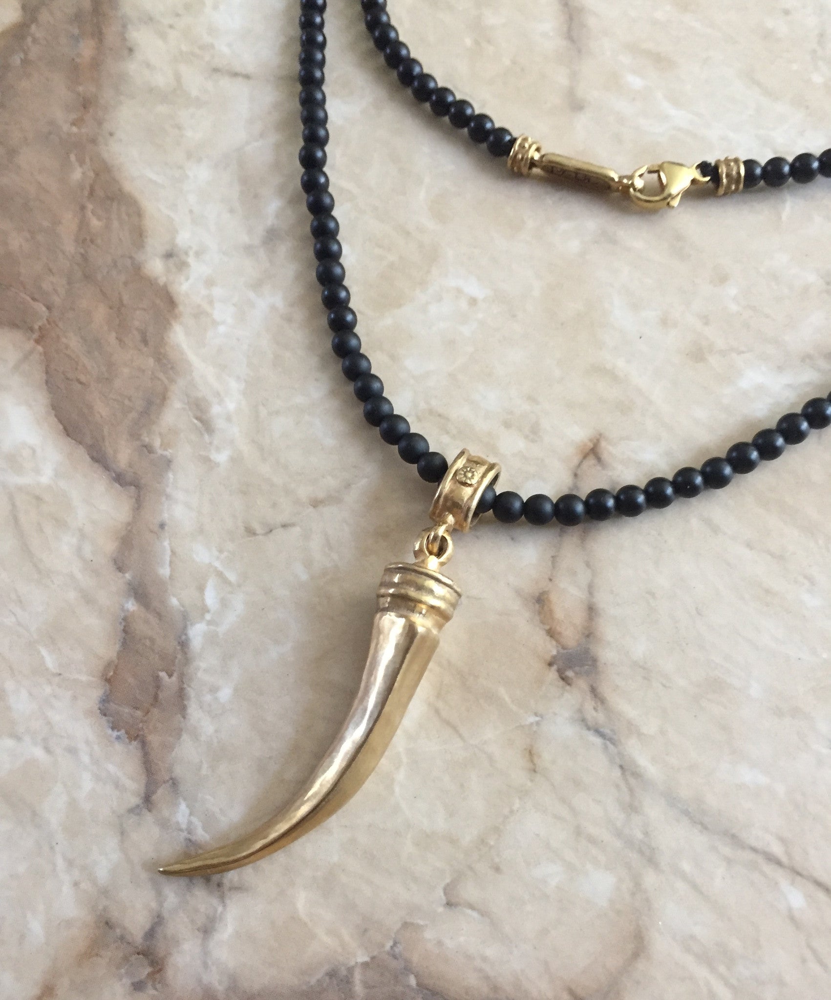 Necklace - Italian Horn by Roman Paul