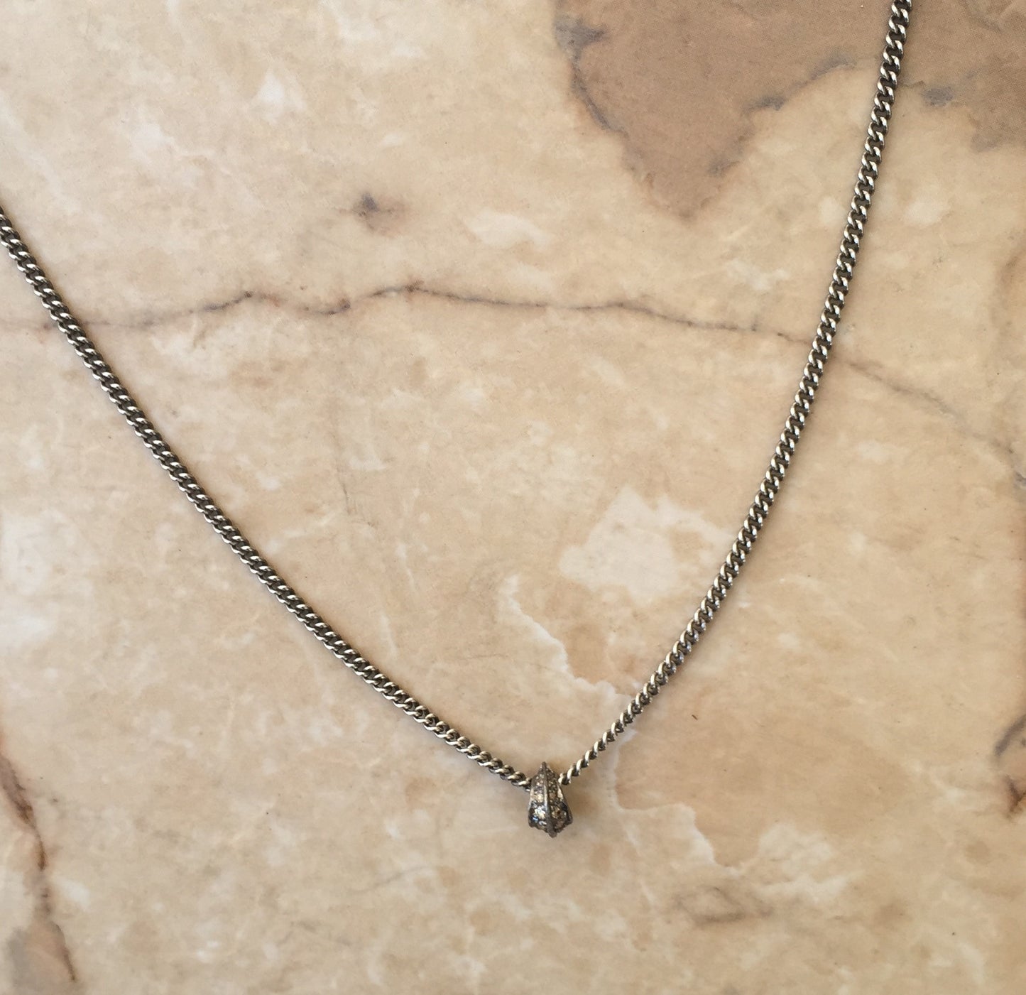 Necklace - Diamond Tear Drop