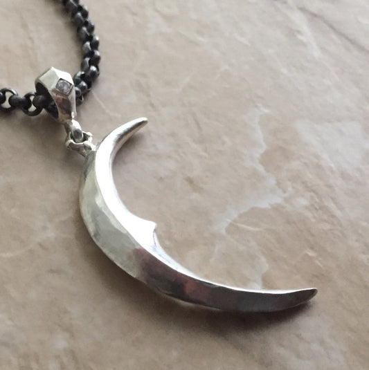 Silver Crescent Moon