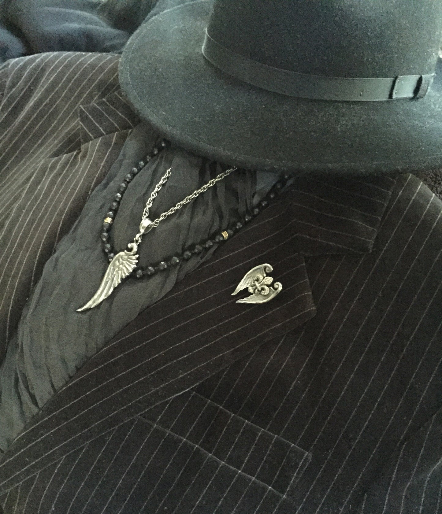 Sterling Silver Wing Necklace