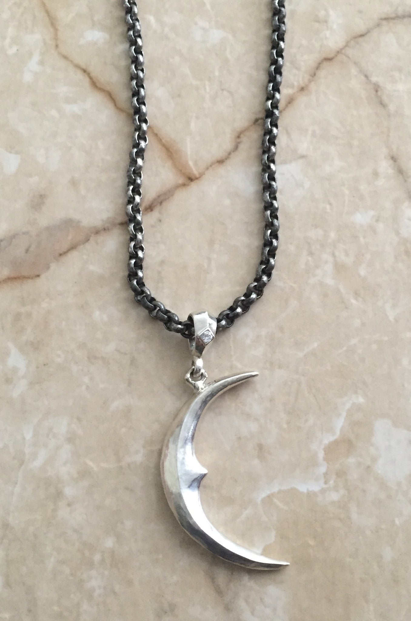 Silver Crescent Moon