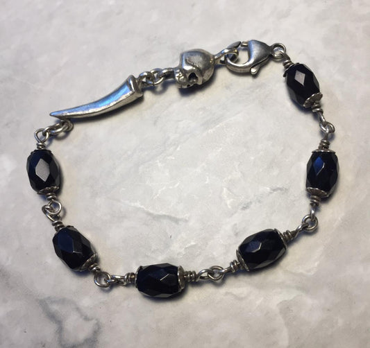 Bracelet - Italian Horn & Skull