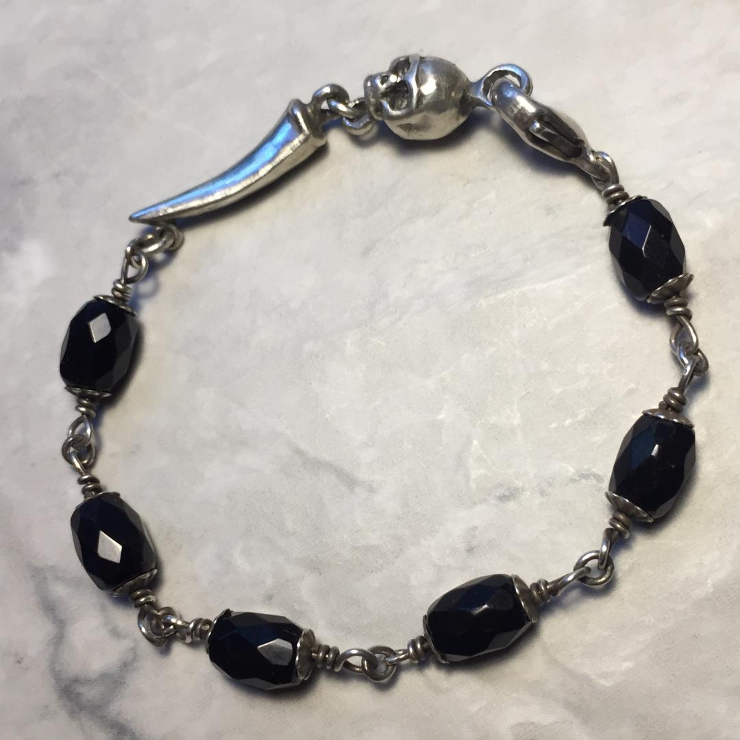Bracelet - Italian Horn & Skull