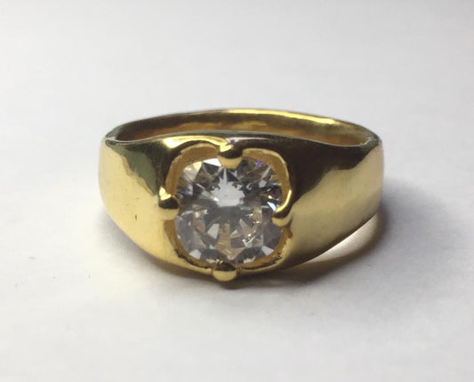 Ring - Golden Crown in Sterling Silver