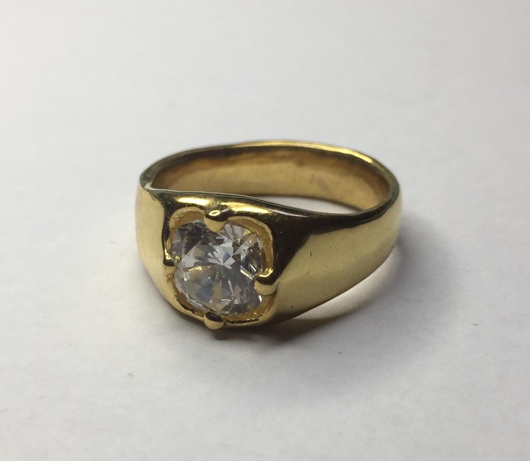 Ring - Golden Crown in Sterling Silver