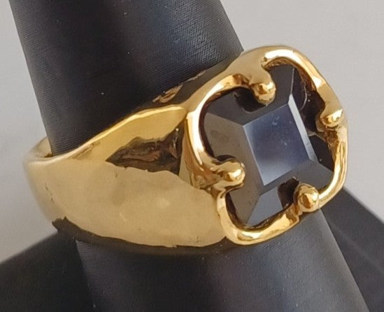 Ring - Gangster Onyx Signet