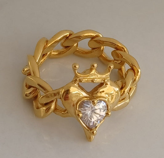 Ring - Crowned Heart