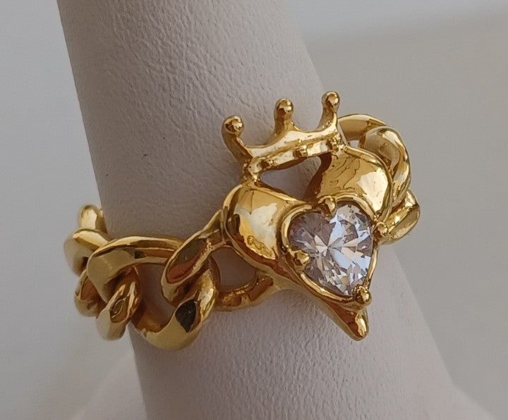 Ring - Crowned Heart