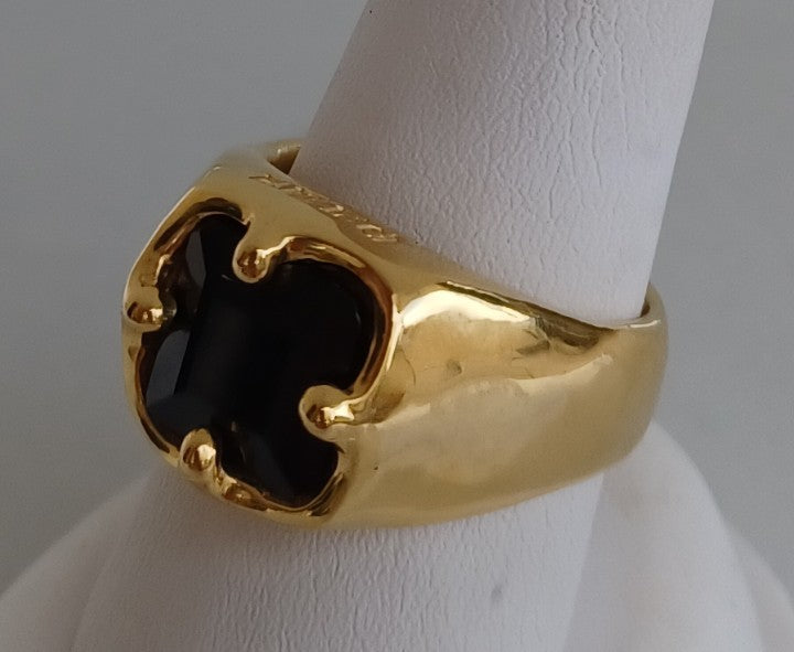 Ring - Gangster Onyx Signet