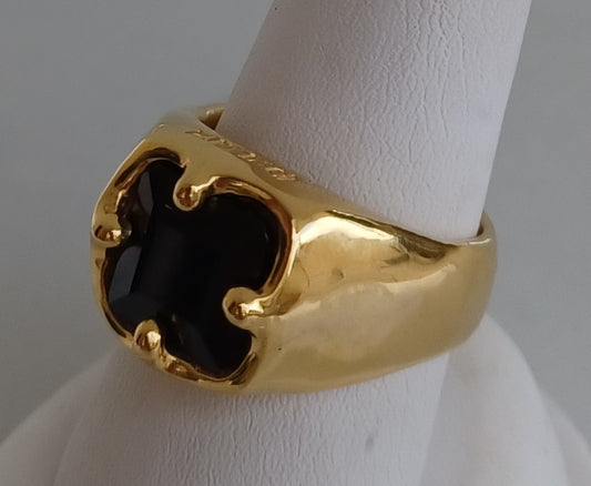 Ring - Gangster Onyx Signet