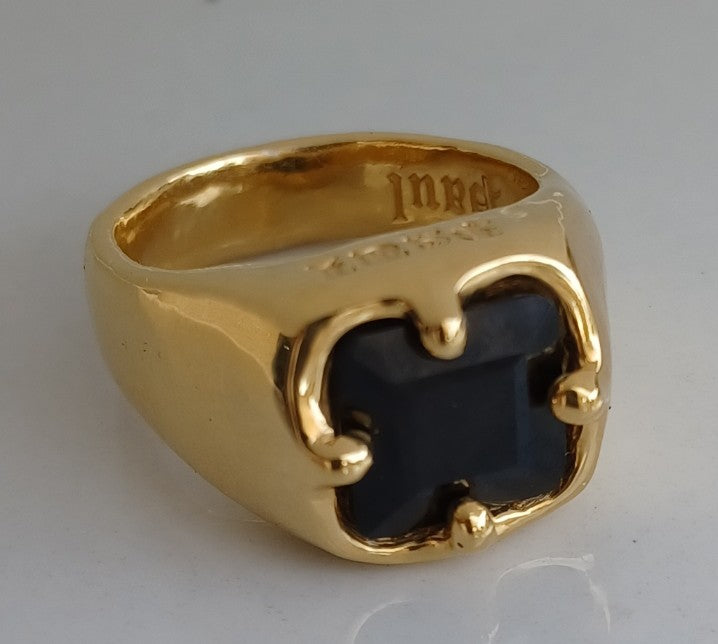 Ring - Gangster Onyx Signet