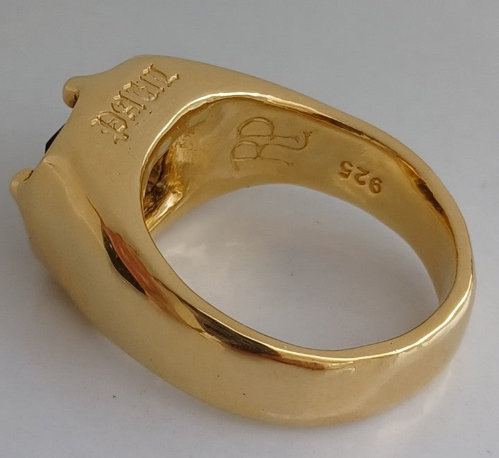 Ring - Gangster Onyx Signet
