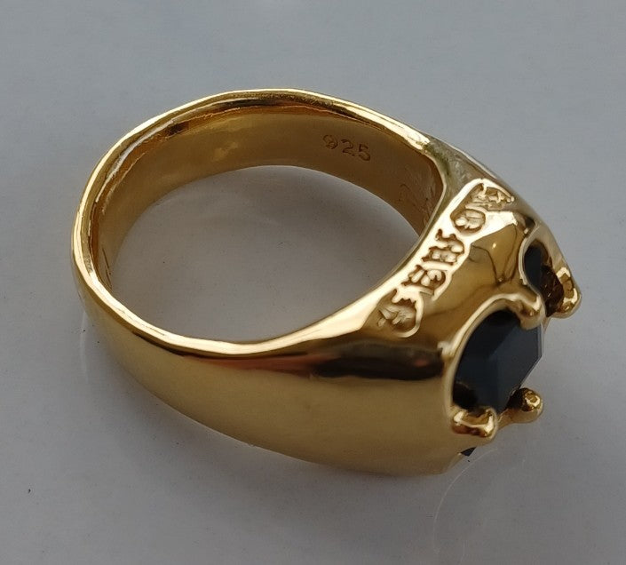 Ring - Gangster Onyx Signet