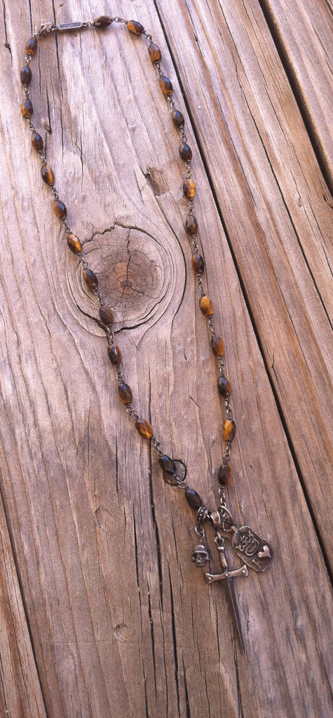 Necklace - Sterling Silver Triple Charm