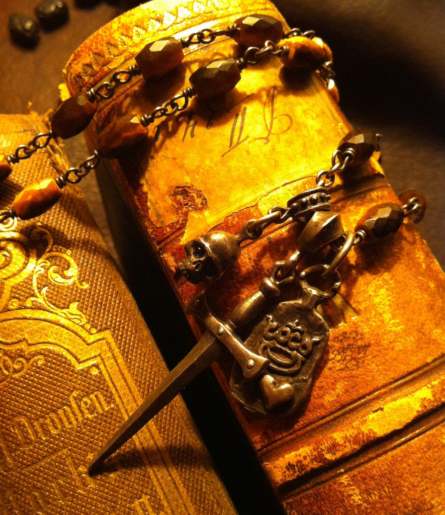 Necklace - Sterling Silver Triple Charm