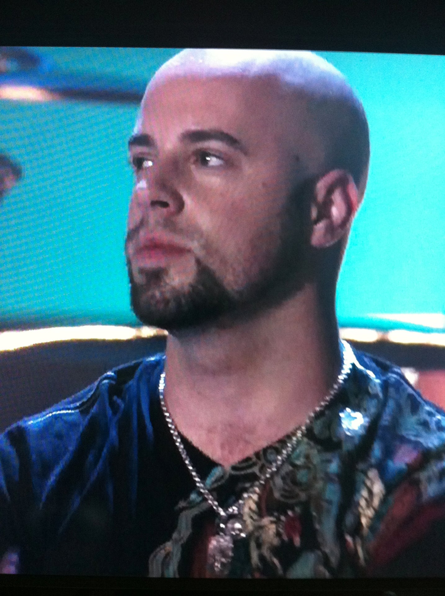 Sterling Silver Fleur De Lis Dog Tag with Sapphires and Knight Helmet Coin Necklace