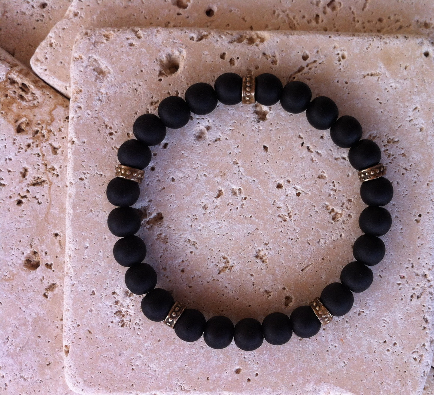 Black Ebony Wood Bracelet by Roman Paul