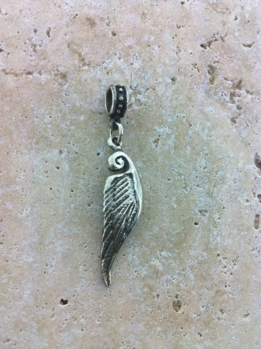 Sterling Silver Wing Pendant
