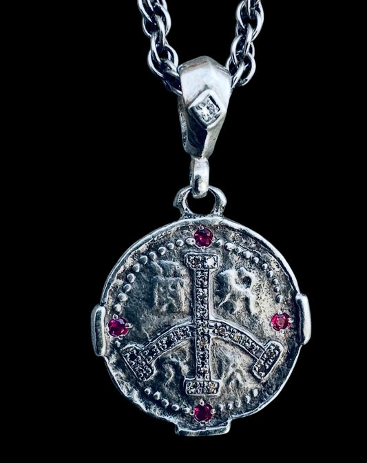Ancient Peace Medallion Necklace