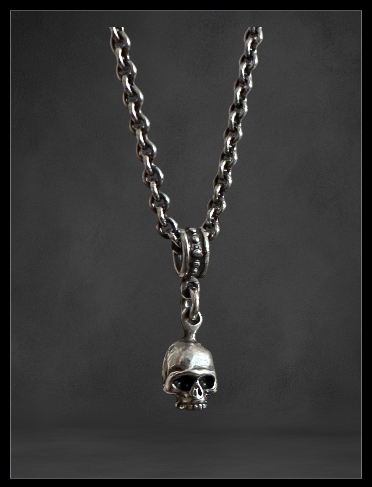 Sterling Silver Skull Necklace