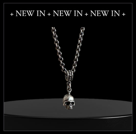 Sterling Silver Skull Necklace