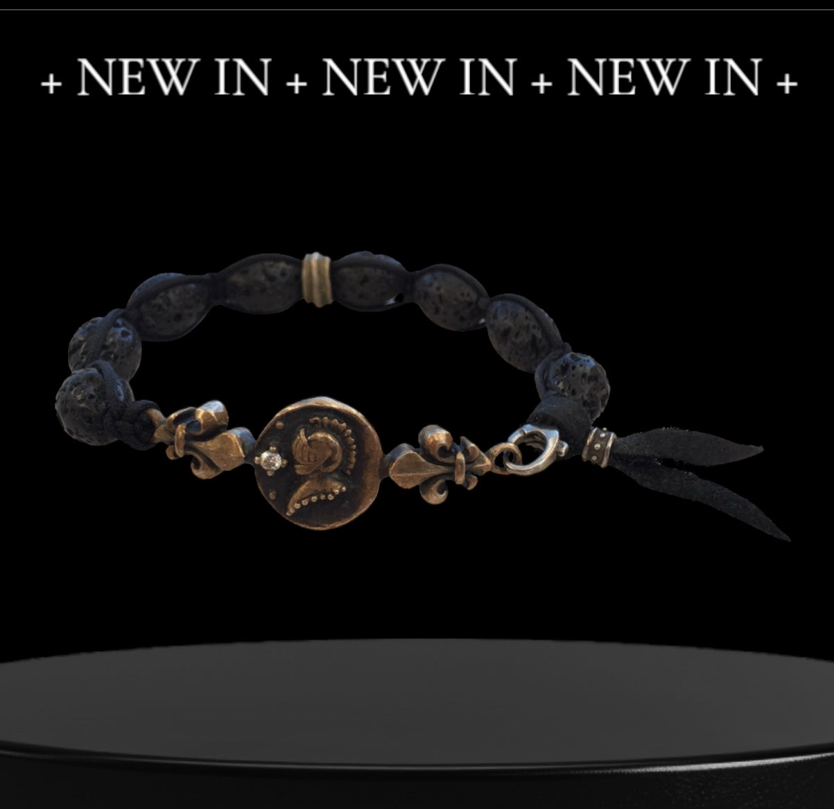 Bracelet - Bronze Knight Helmet Designer Art