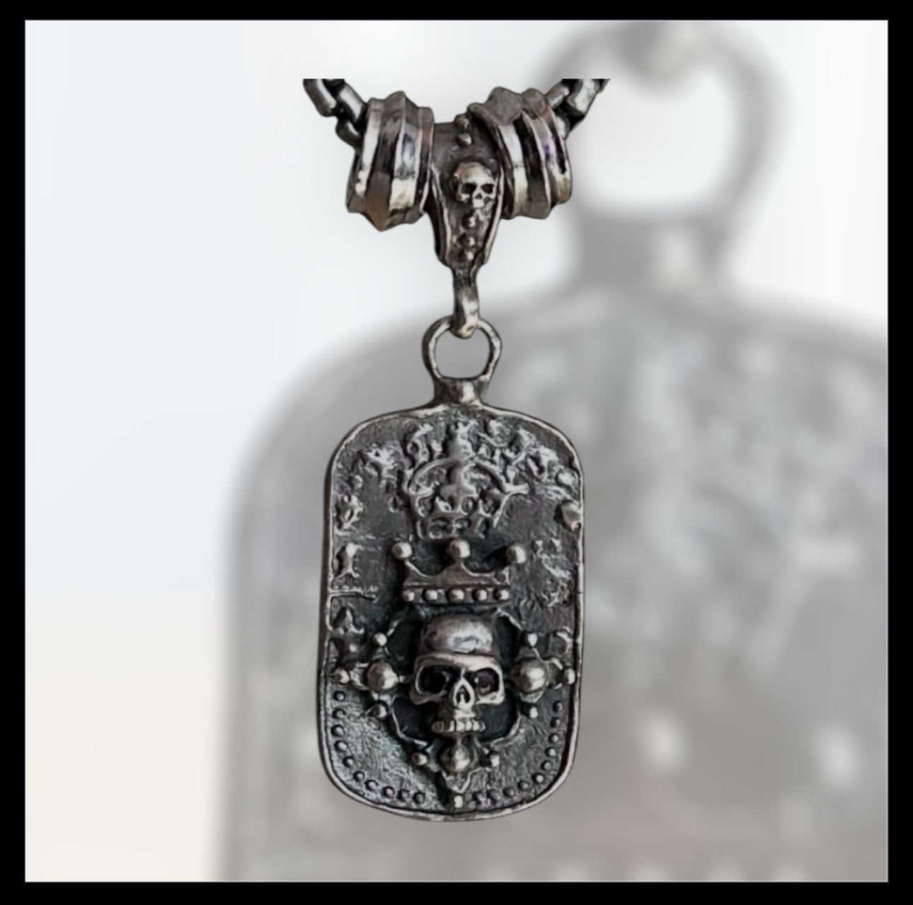 King of Skulls Dog Tag