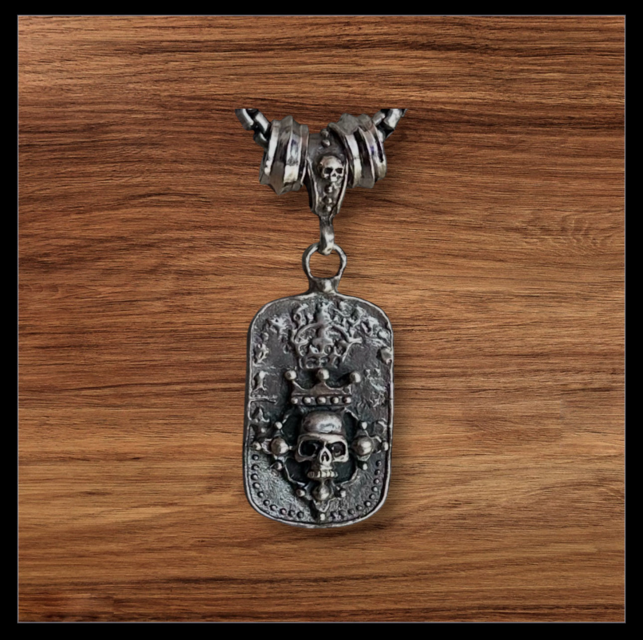 King of Skulls Dog Tag