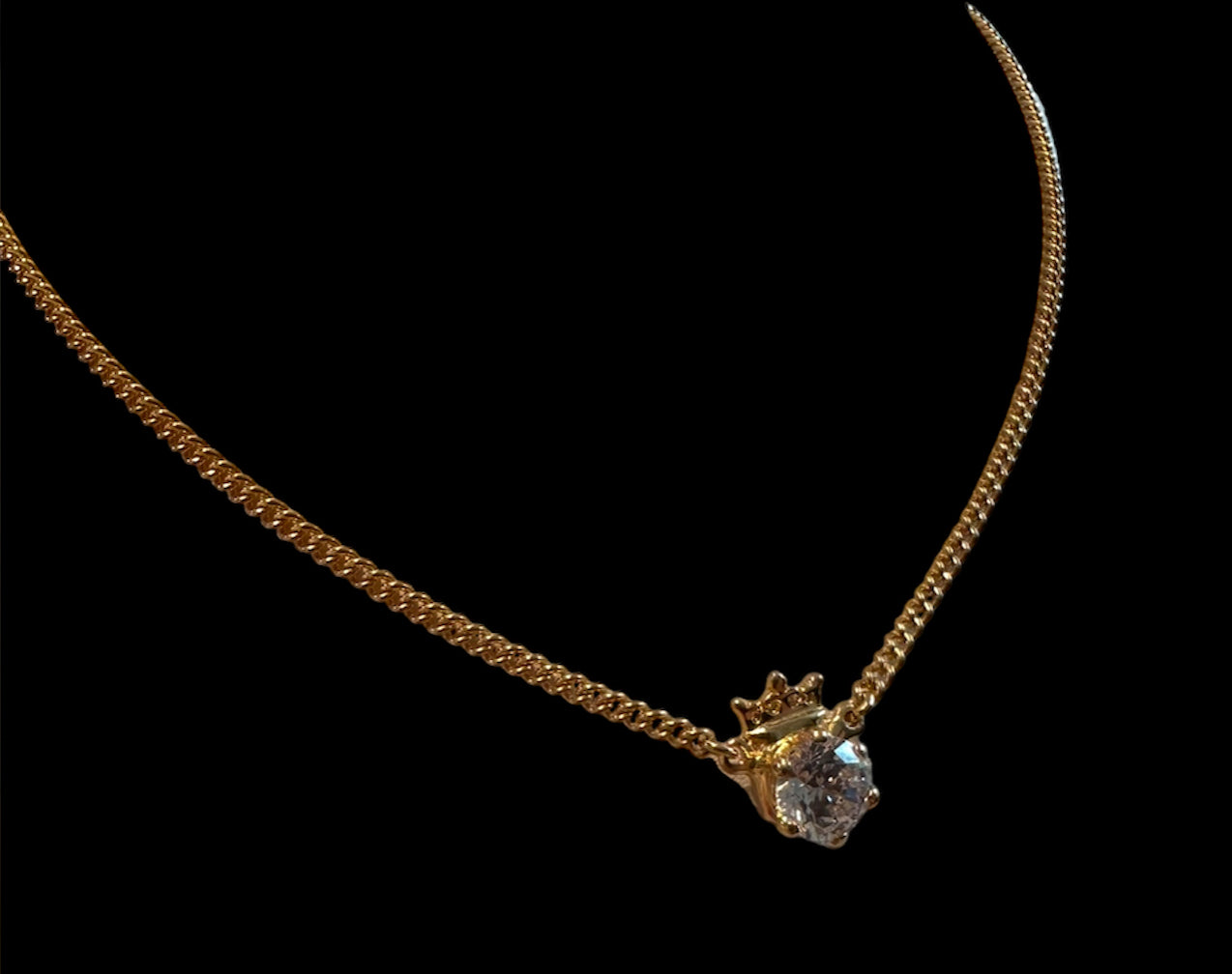 Crown Basket Necklace