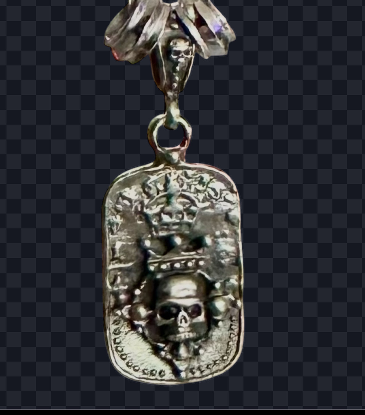 King of Skulls Dog Tag