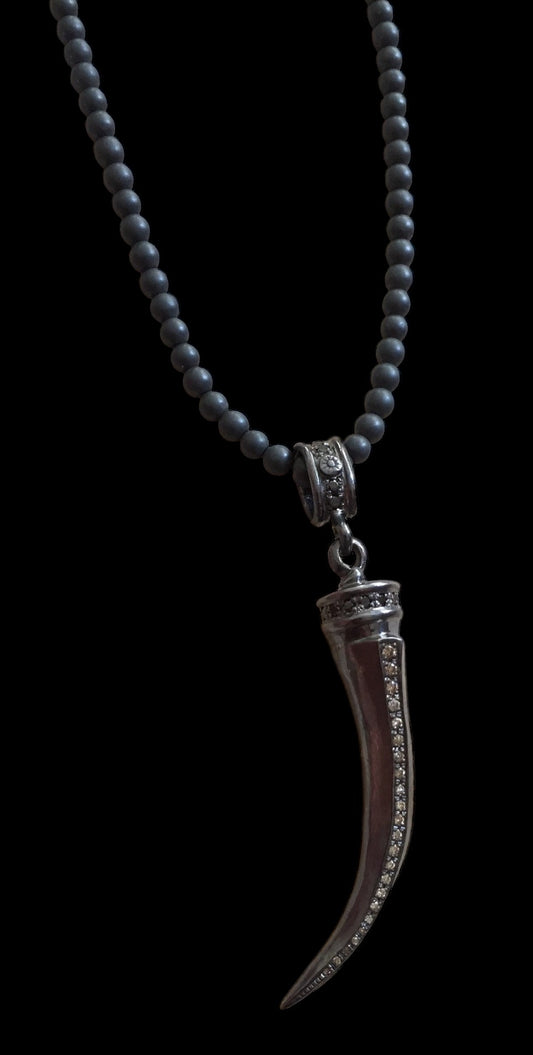 Amulet - Italian Diamond Horn