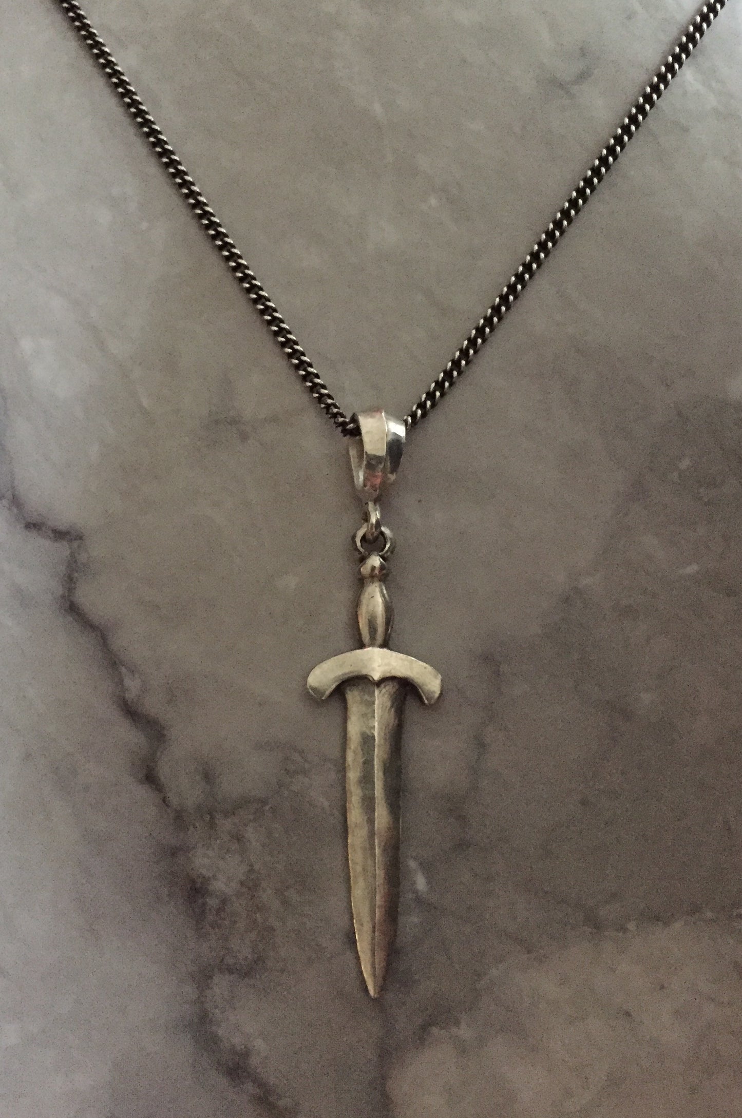Necklace - Silver Sword