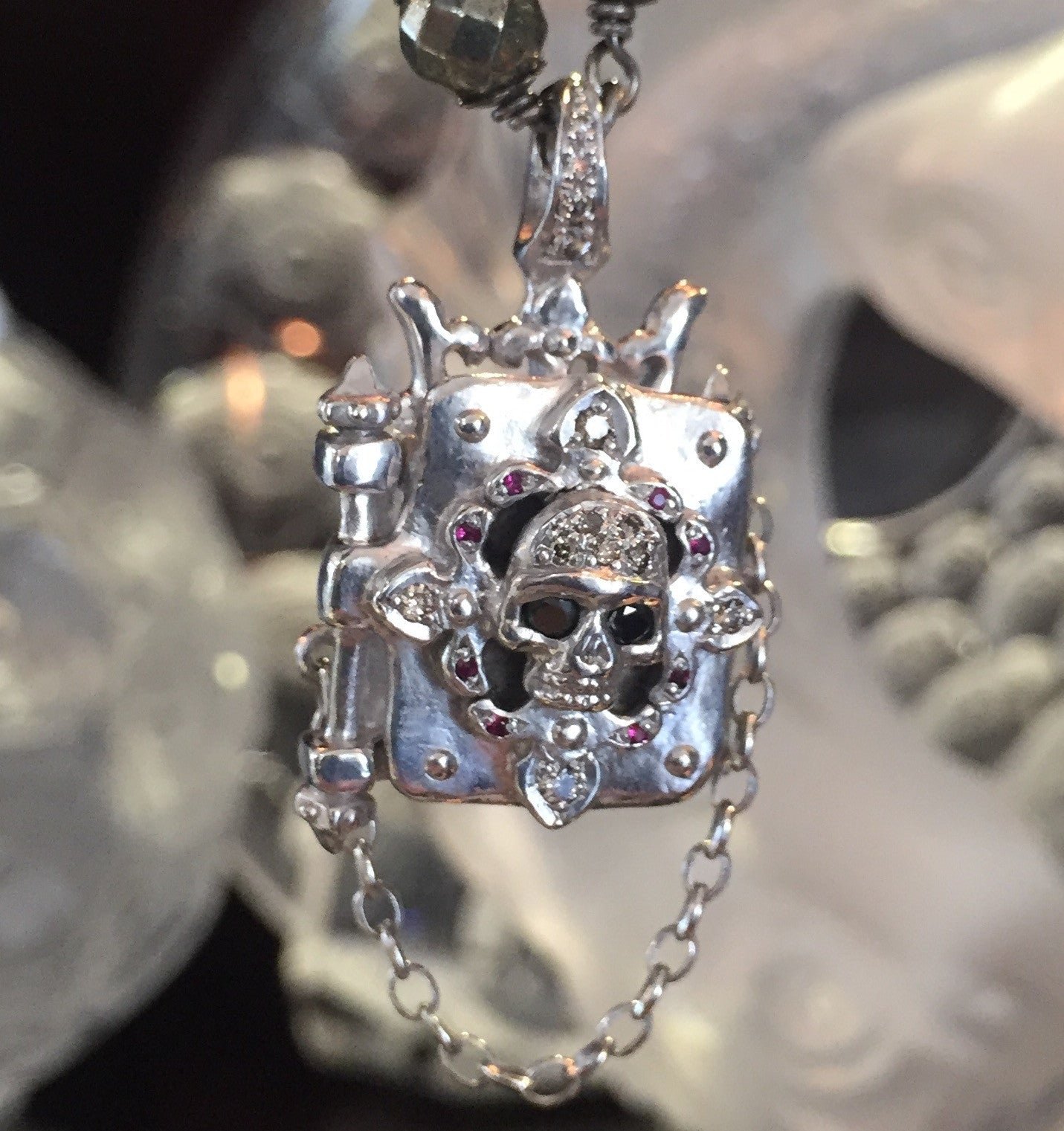 Necklace - Secret Skull Locket by Roman Paul