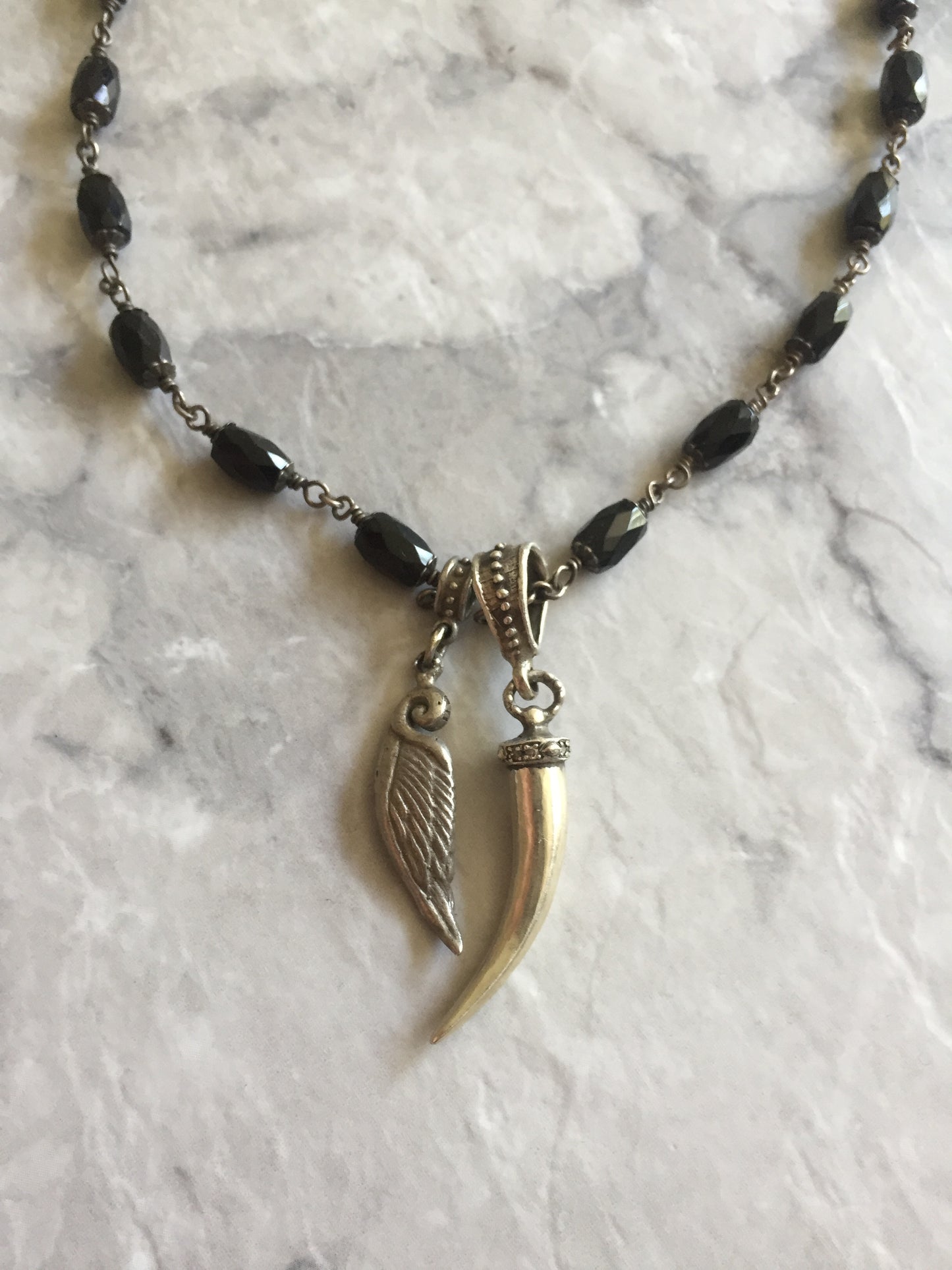 Necklace - Italian Horn & Wing
