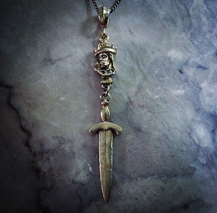 Sterling Silver King Sword Necklace by Roman Paul