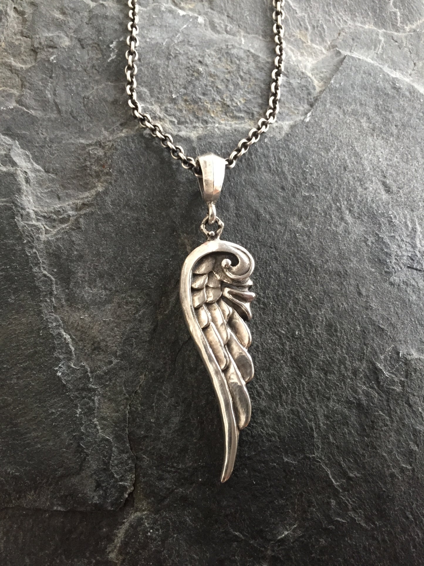 Necklace - Silver Wing