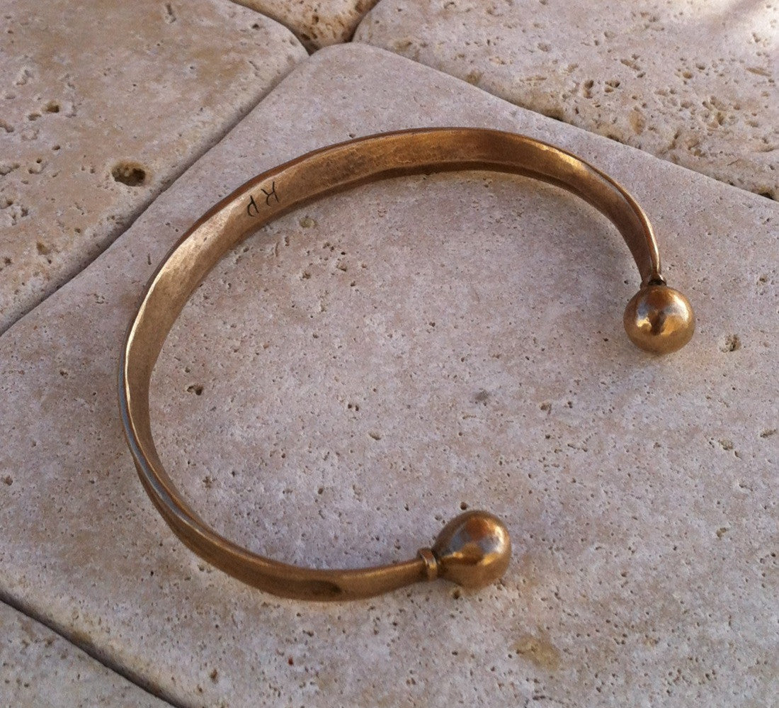 Bronze Bracelet Cuff by Roman Paul