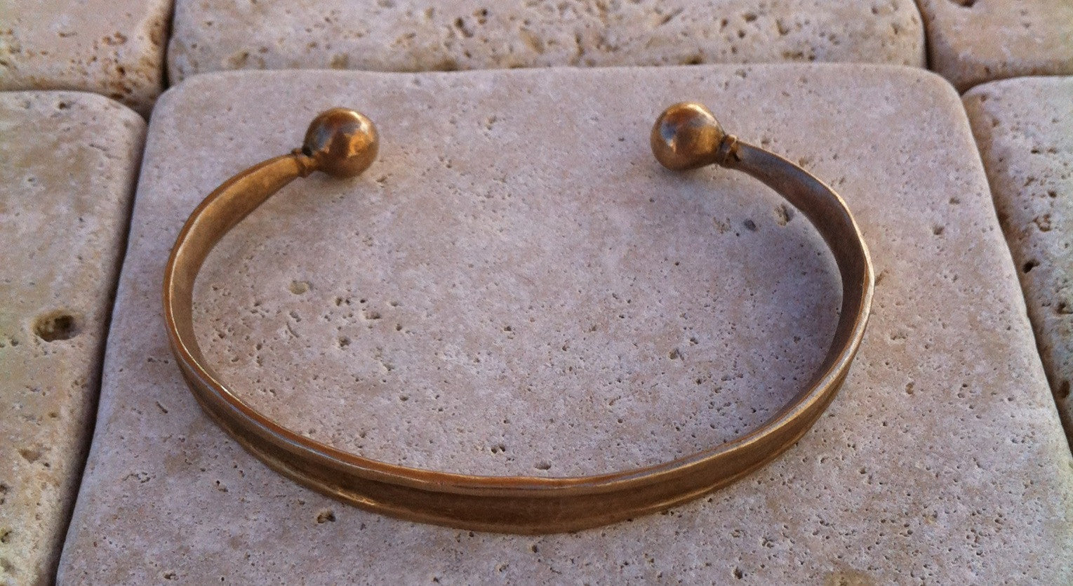 Antiqued Bronze Bracelet Cuff 