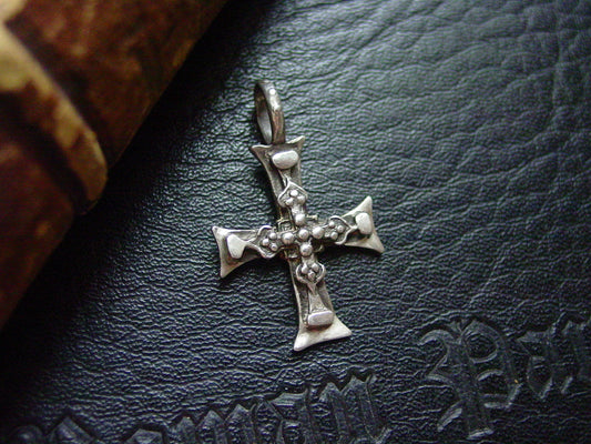 Sterling Silver Layered Cross Pendant  by Roman Paul