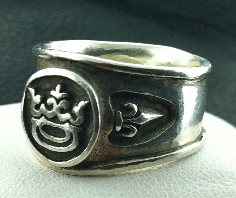 Sterling Silver Crown Ring by Roman Paul