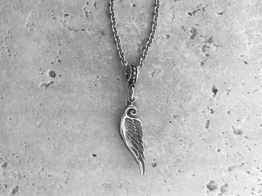 Sterling Silver Wing Necklace